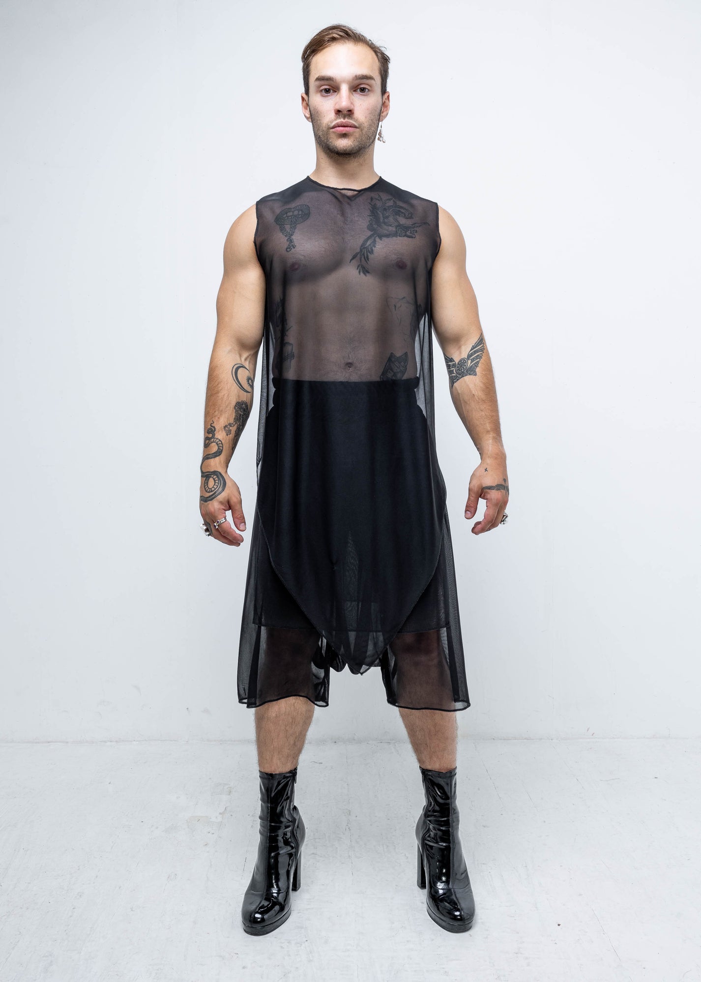 MESH SINGLE PEAK VEST
