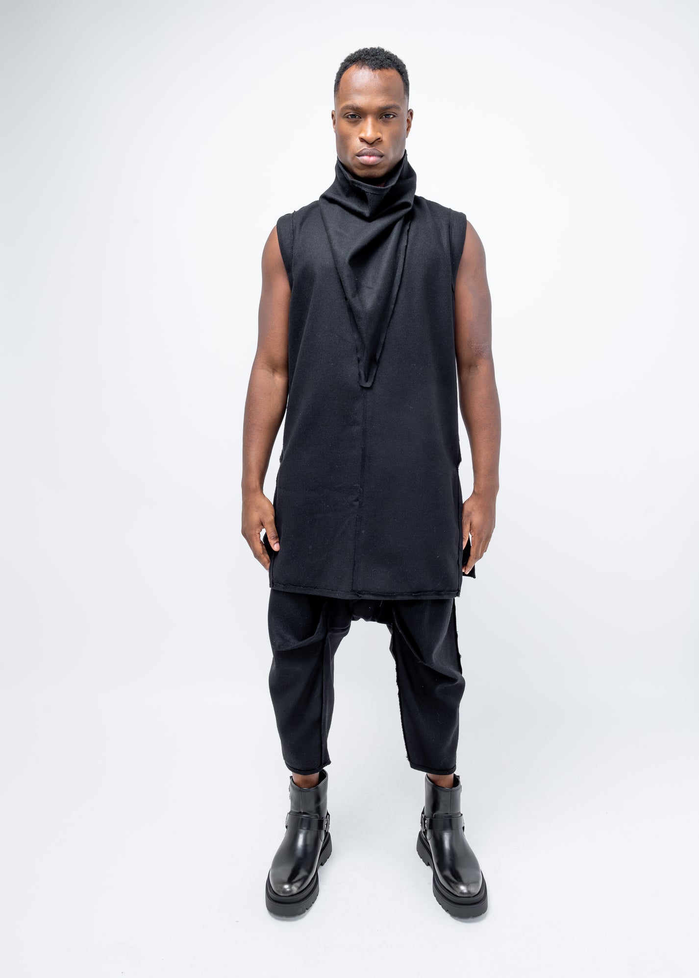 DECONSTRUCTED FUNNEL VEST