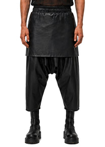 VEGAN LEATHER SAMURAI TROUSERS