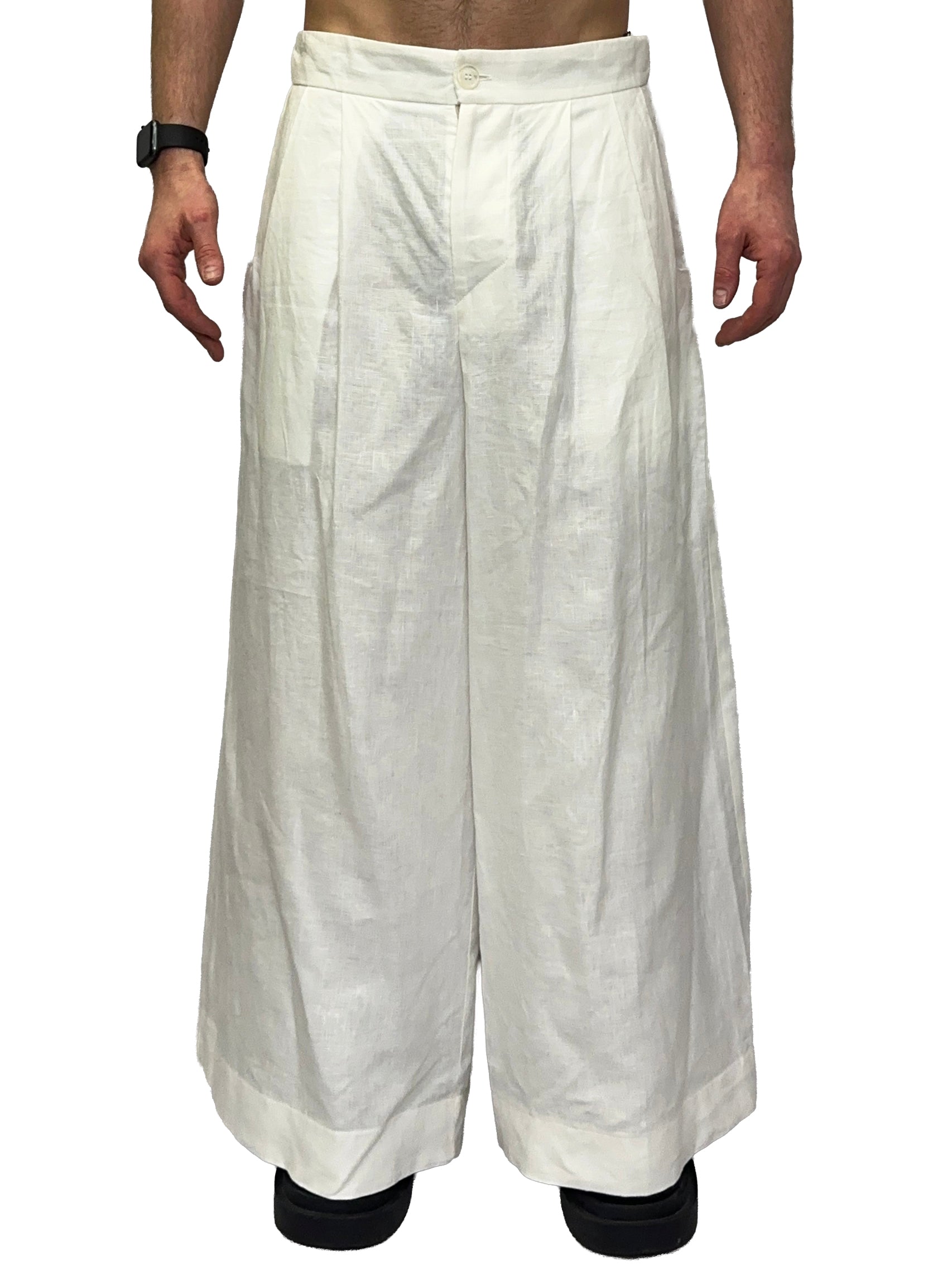 DOUBLE PLEAT TROUSERS