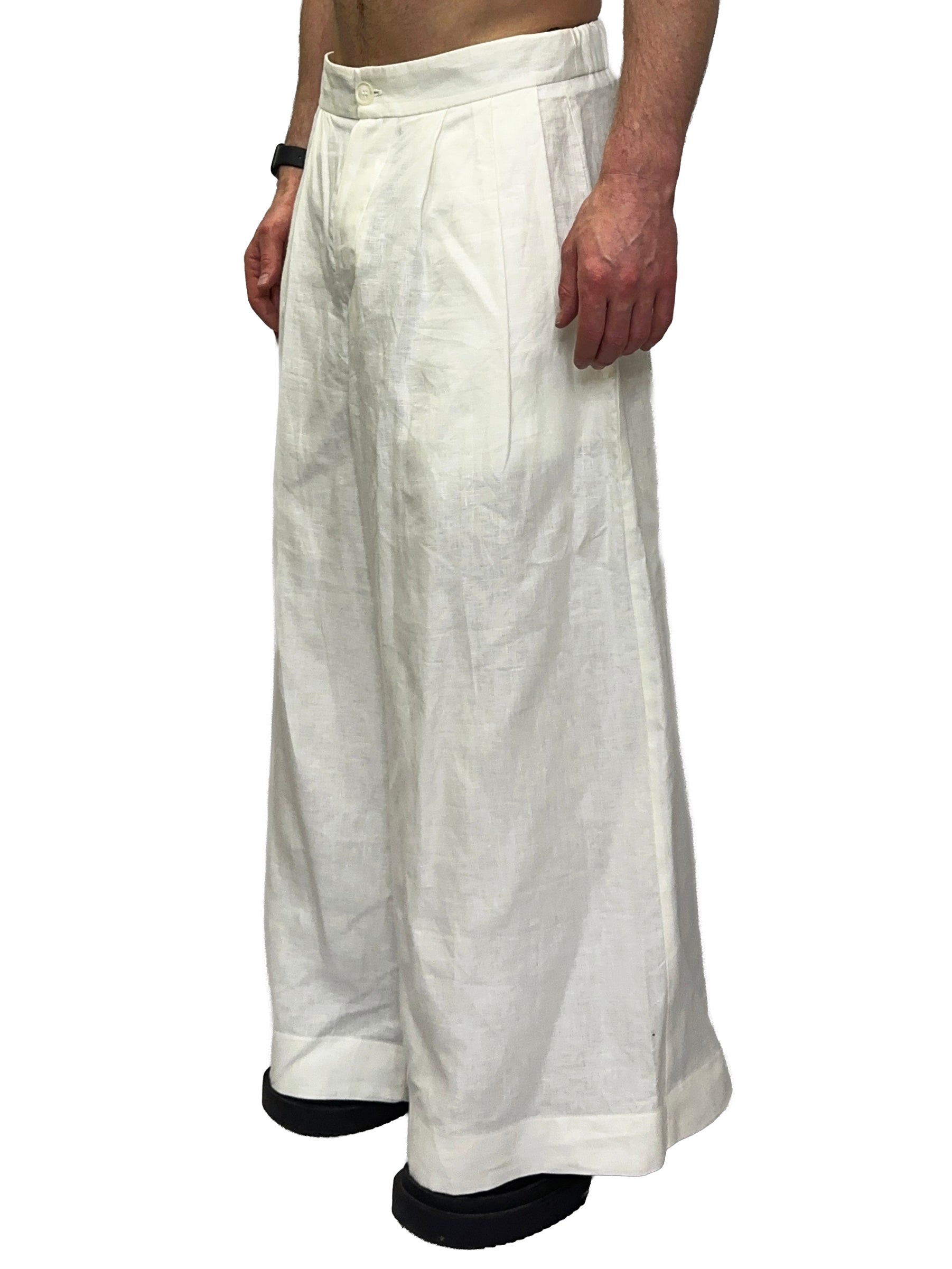 DOUBLE PLEAT TROUSERS