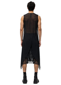 MESH SIDE PEAK VEST