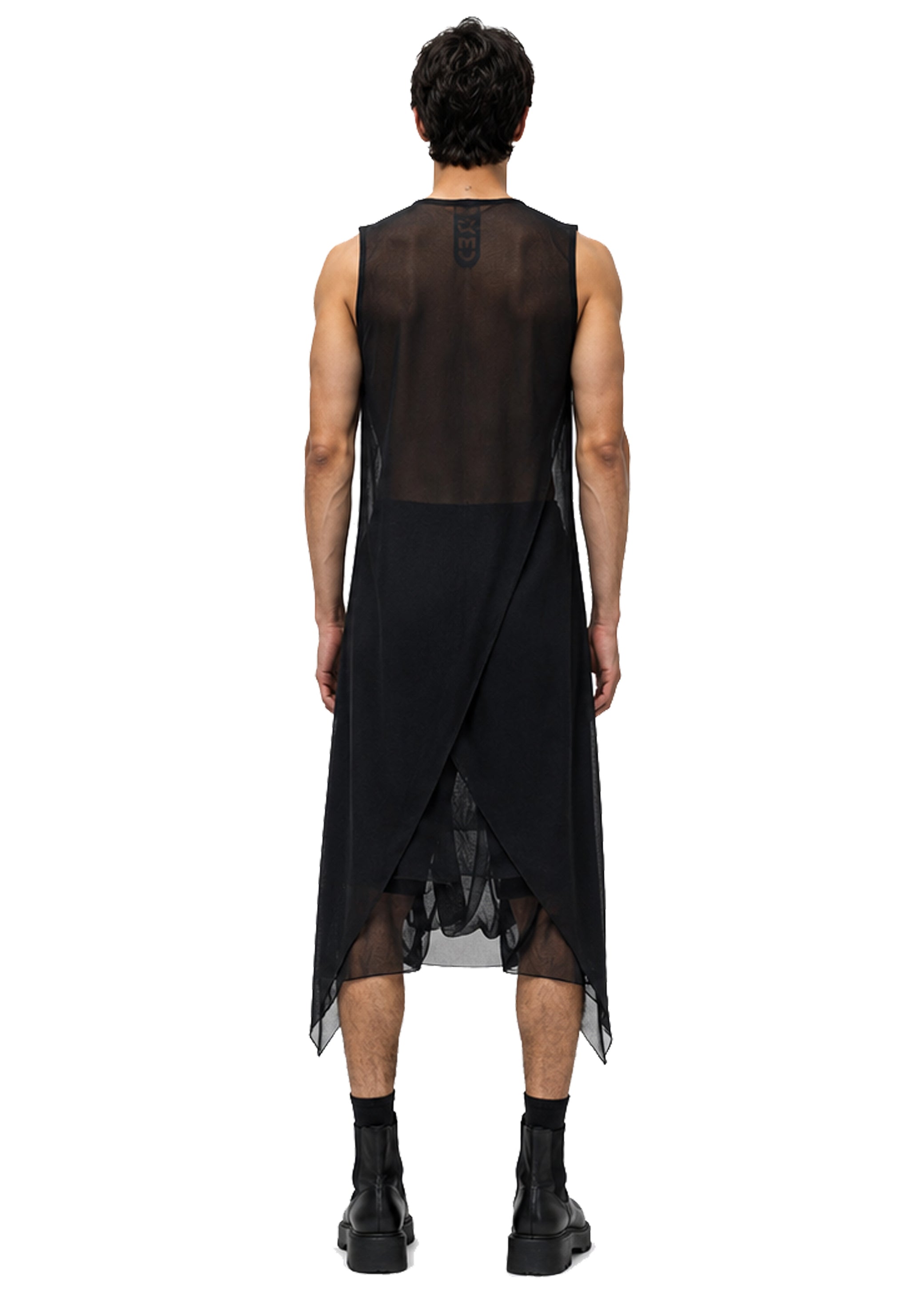 MESH SIDE PEAK VEST