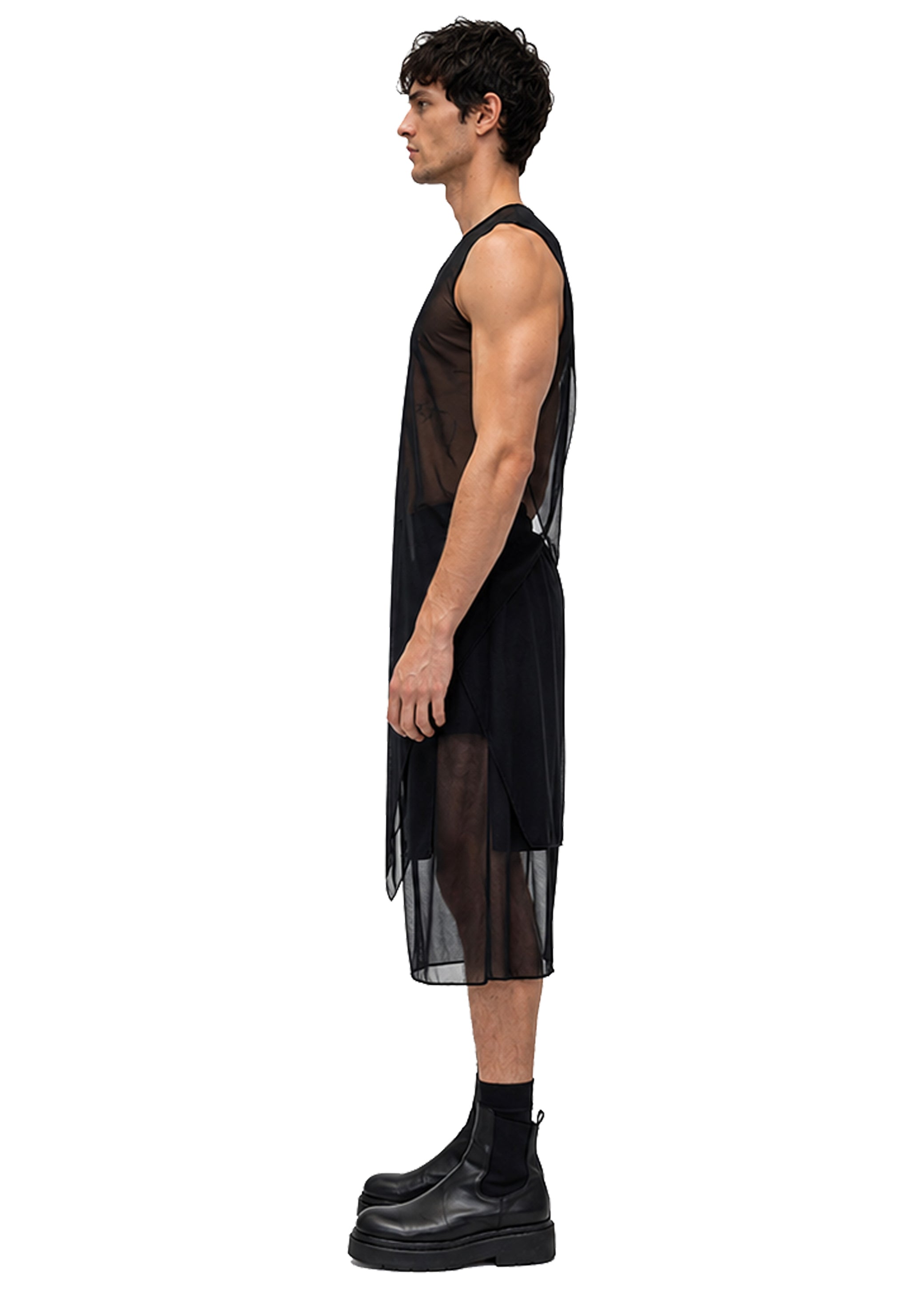 MESH SINGLE PEAK VEST