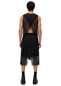 MESH SINGLE PEAK VEST