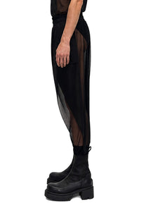 MESH WRAP TROUSERS