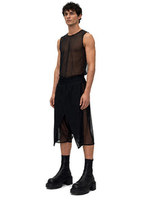 MESH WRAP SHORTS