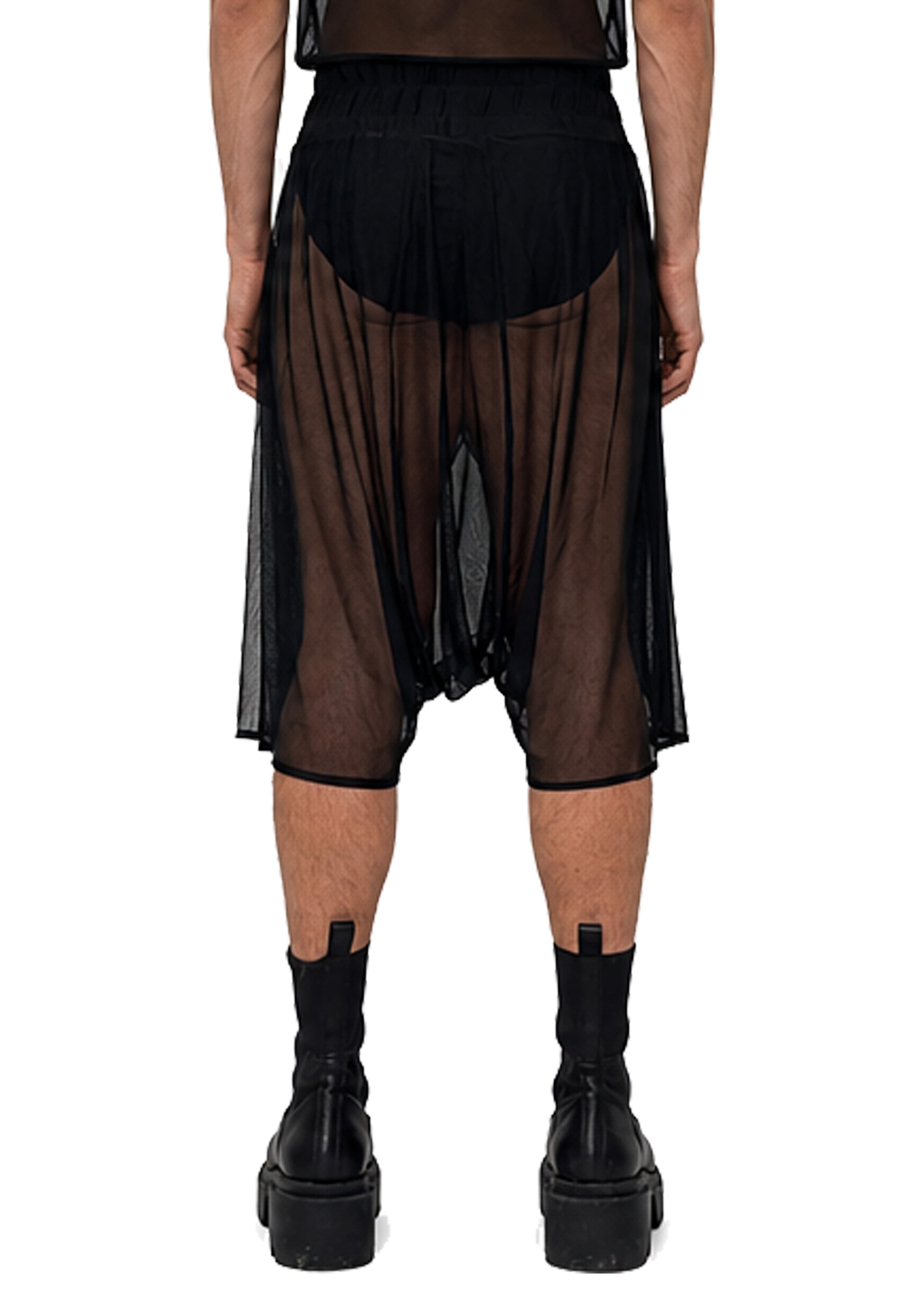 MESH WRAP SHORTS
