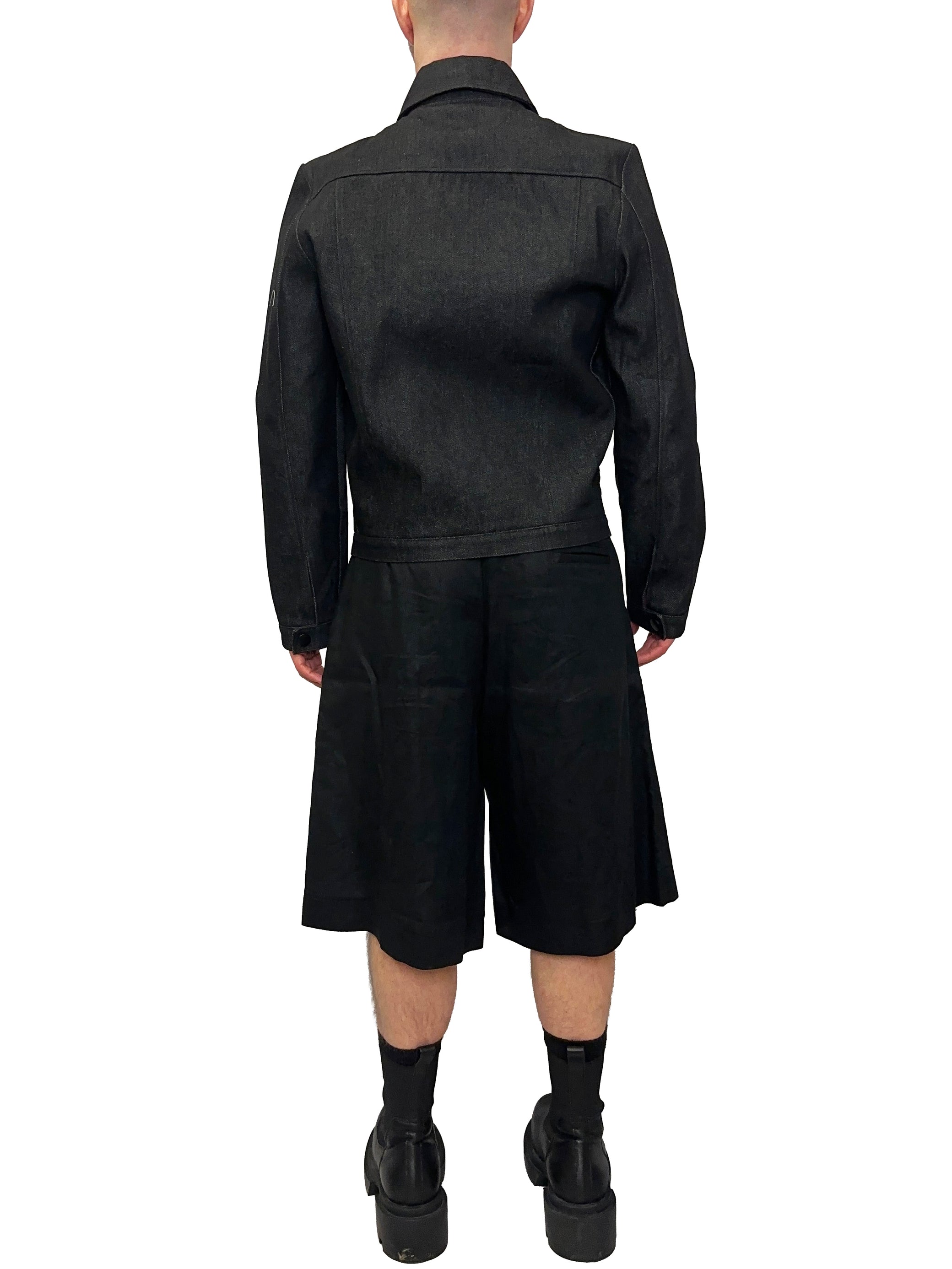 RAW DENIM COAT BOMBER