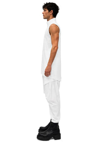 LINEN OVERLAPPING VEST