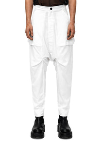 LINEN POCKET TROUSERS