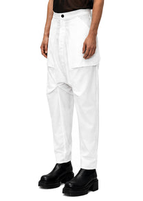 LINEN POCKET TROUSERS