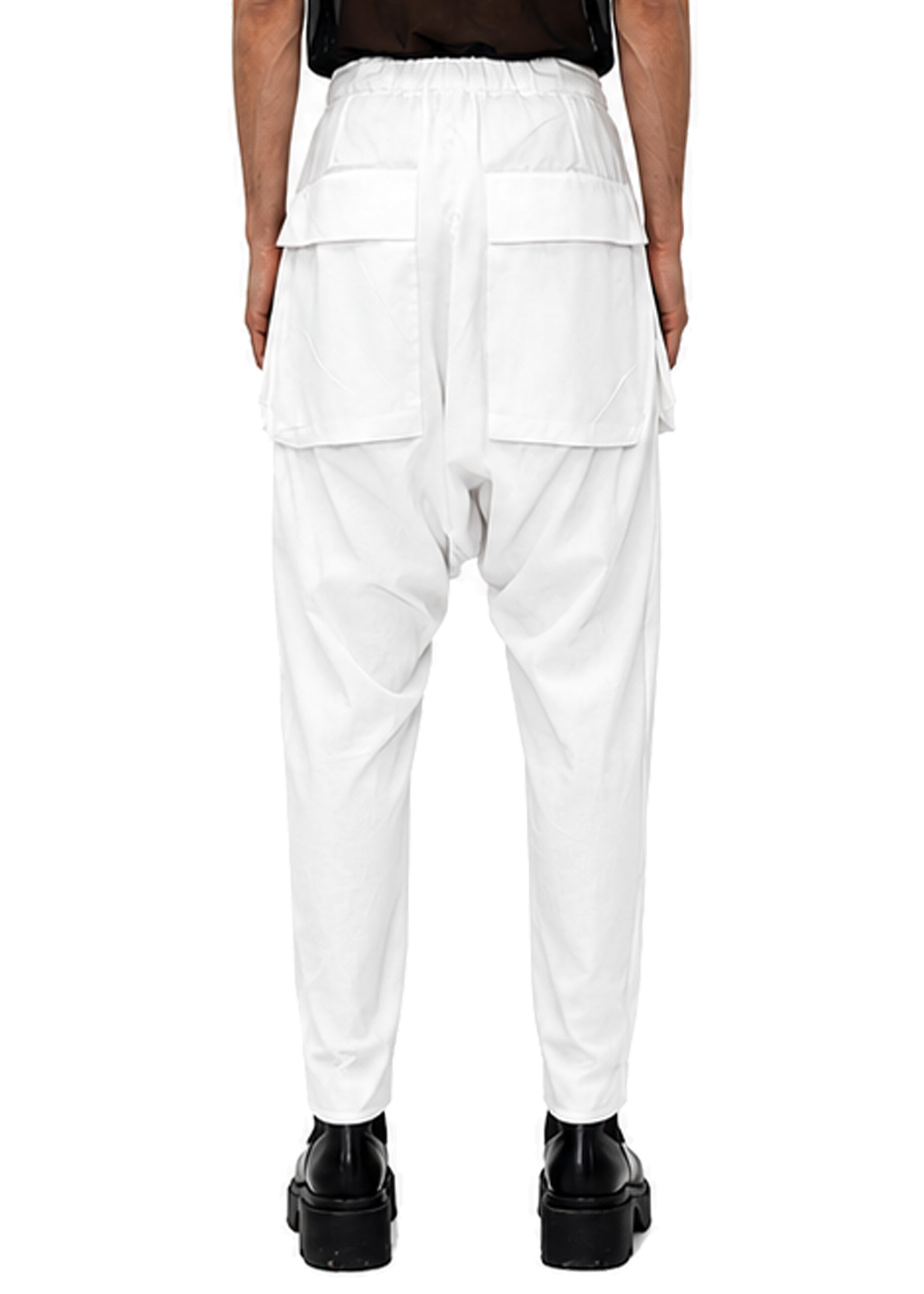 LINEN POCKET TROUSERS