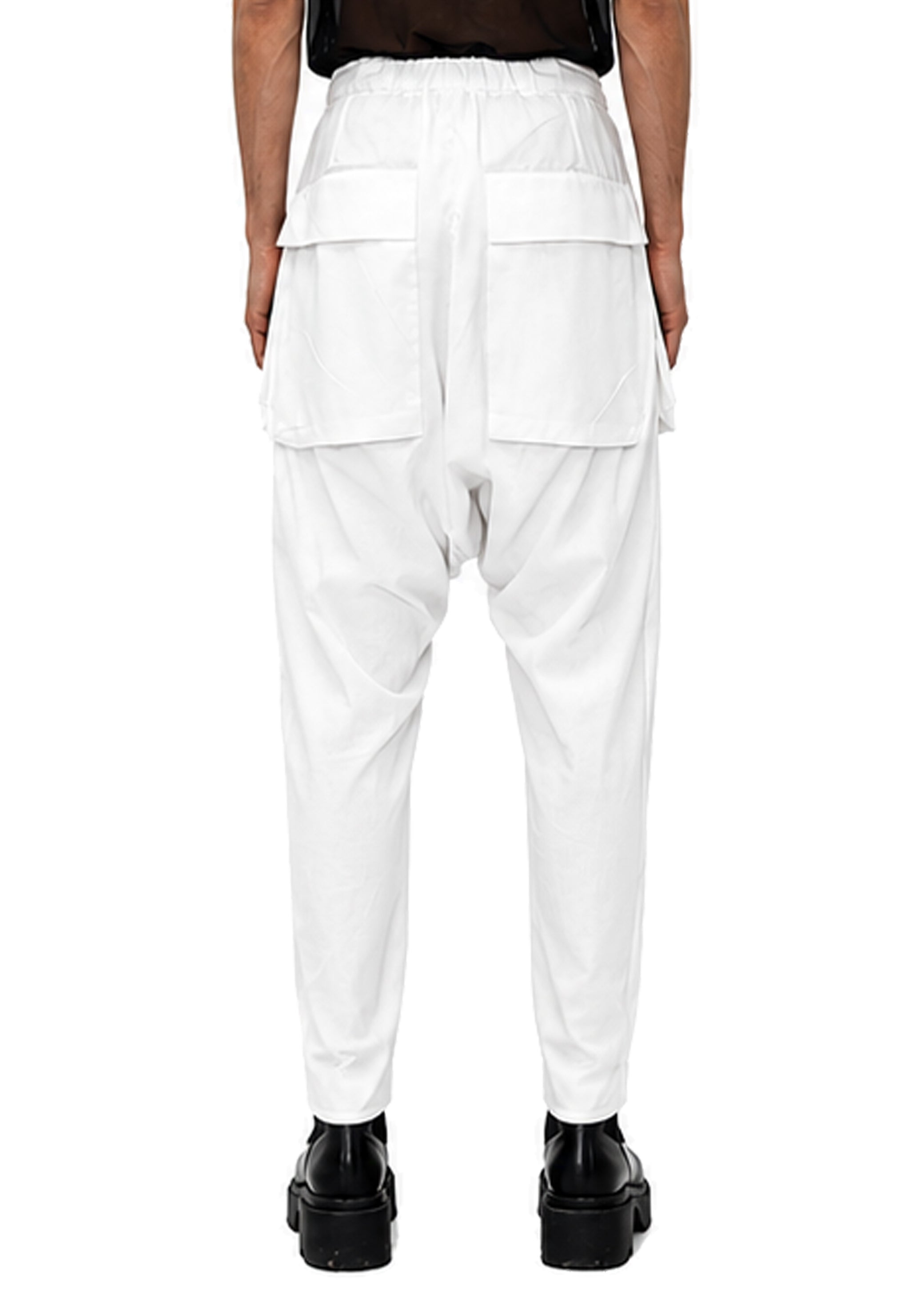 LINEN POCKET TROUSERS