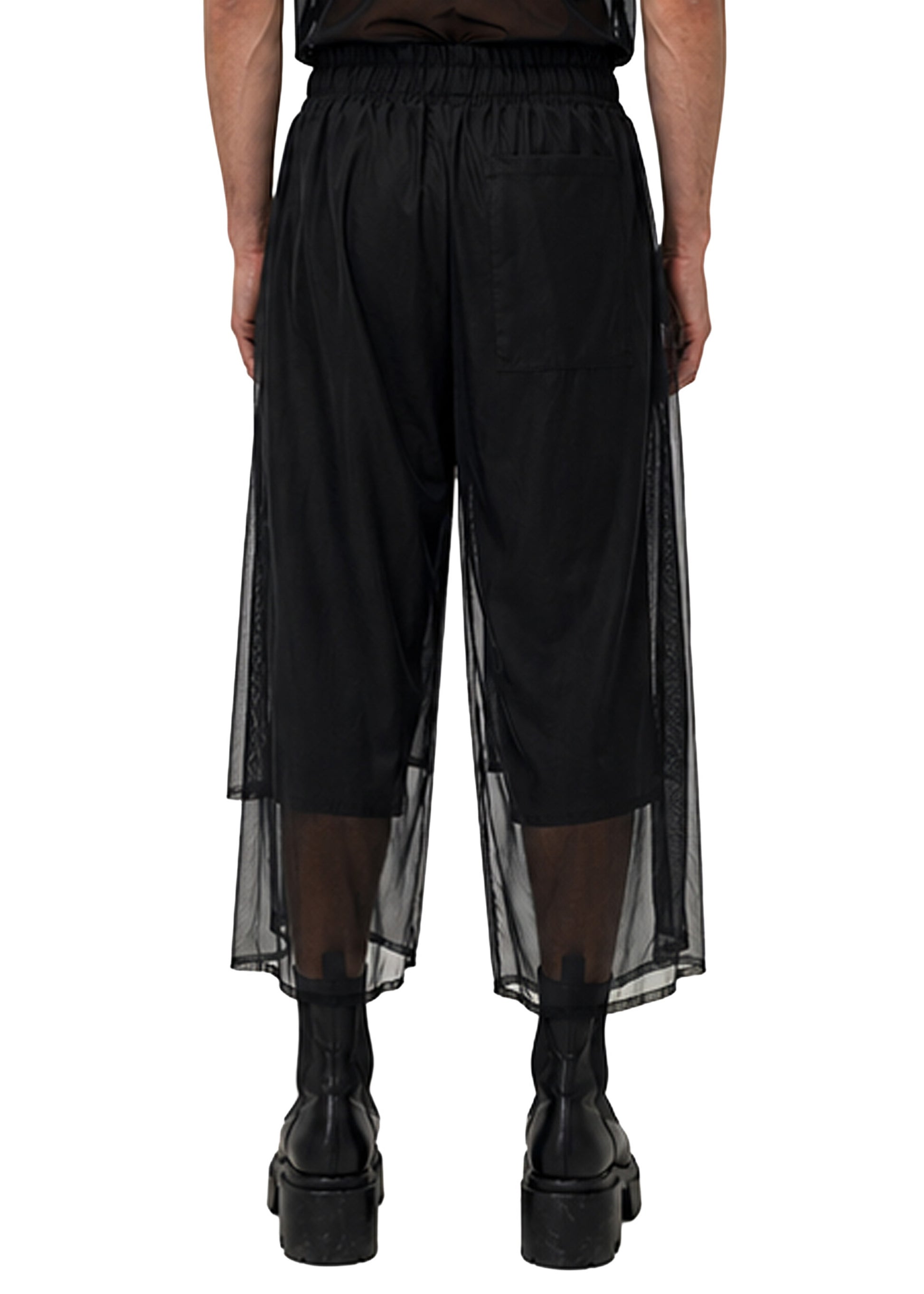 MESH PANEL TROUSERS