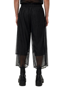 MESH PANEL TROUSERS