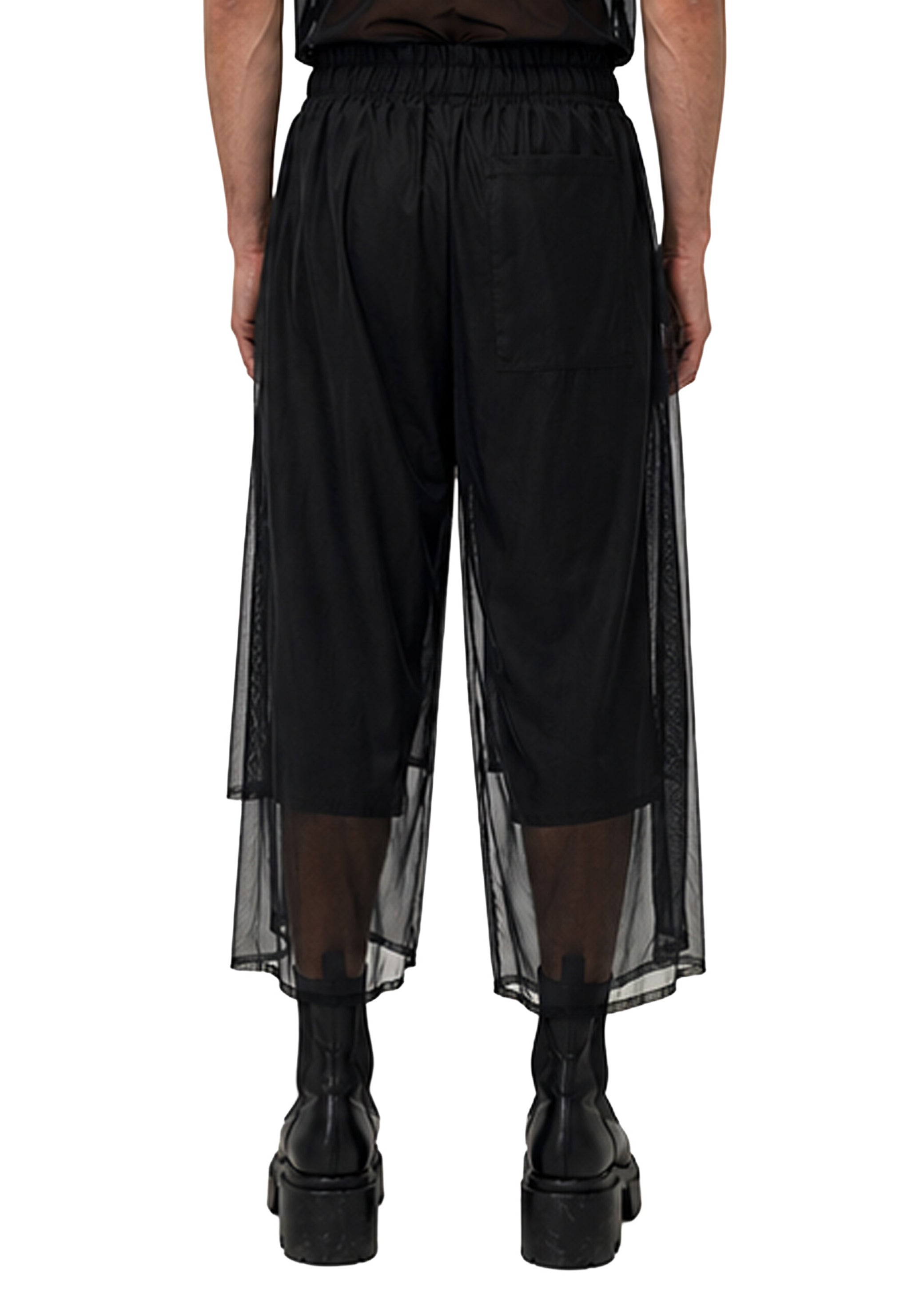 MESH PANEL TROUSERS