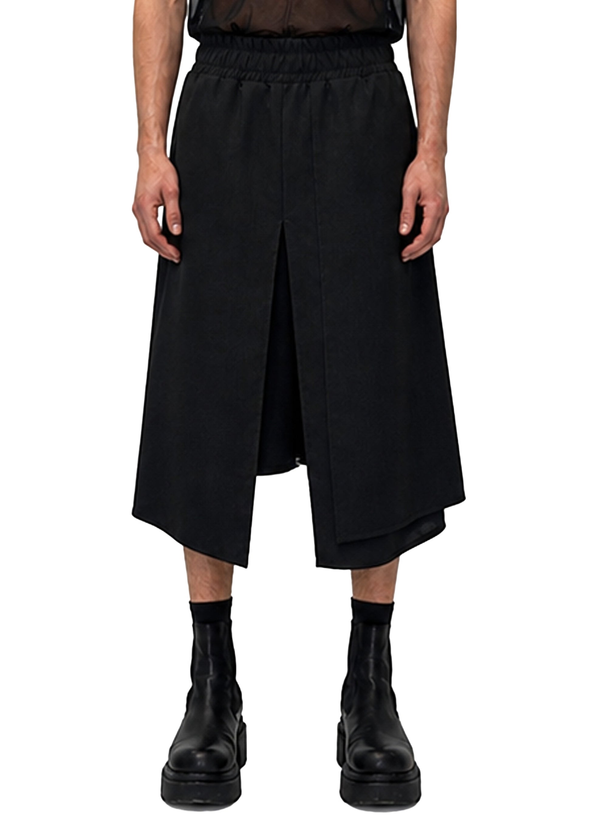 LINEN PANEL SHORTS
