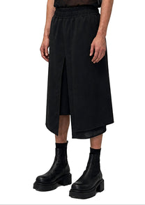 LINEN PANEL SHORTS