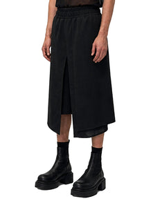 LINEN PANEL SHORTS
