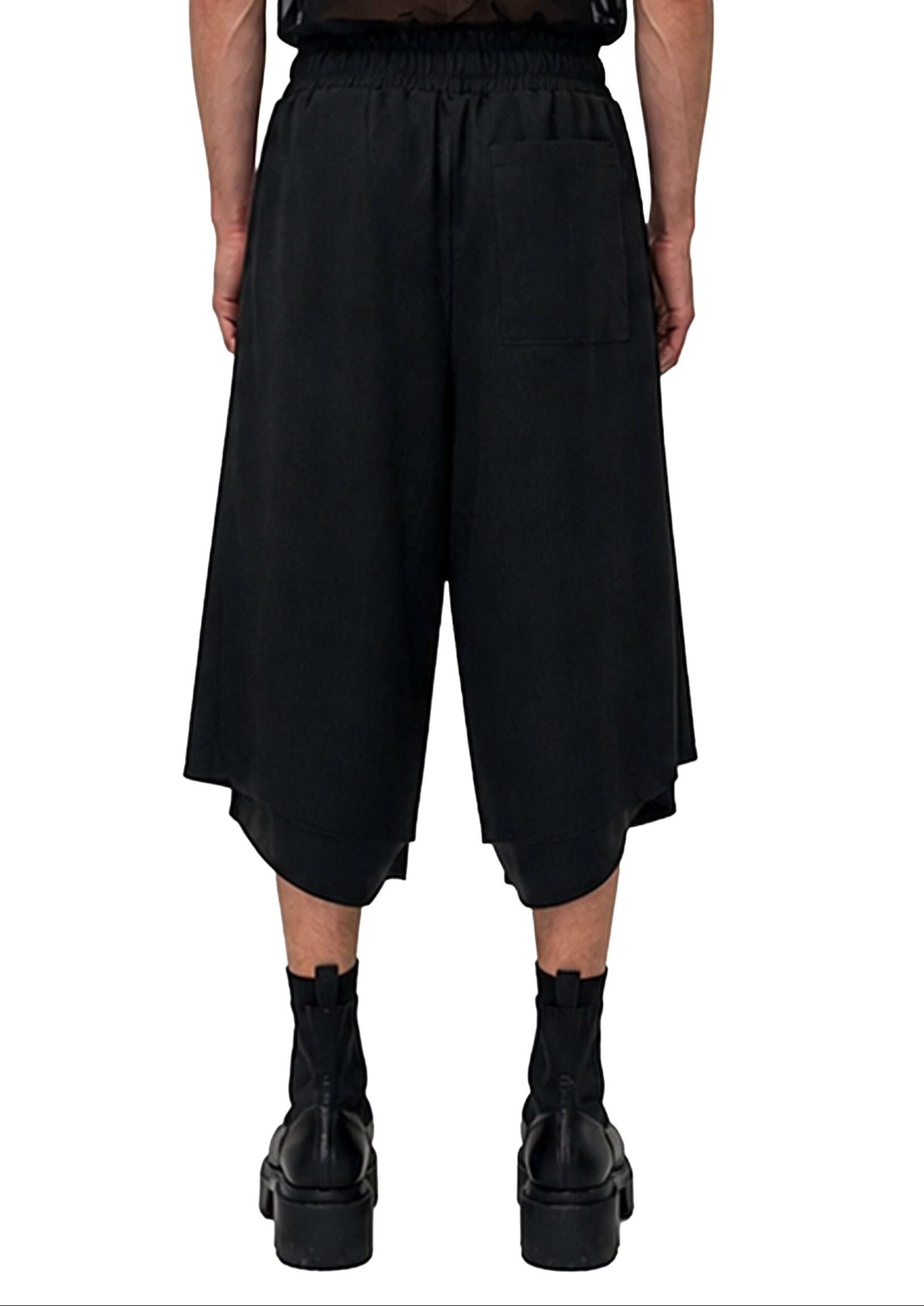 LINEN PANEL SHORTS