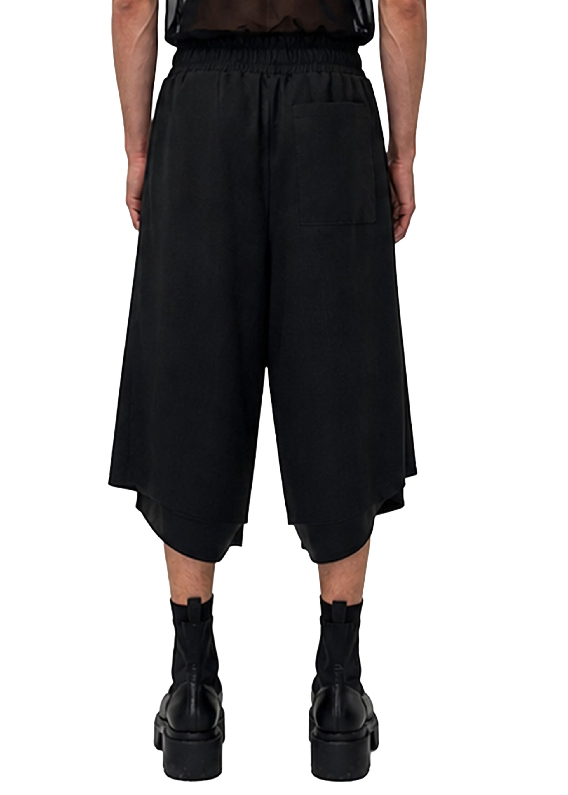 LINEN PANEL SHORTS