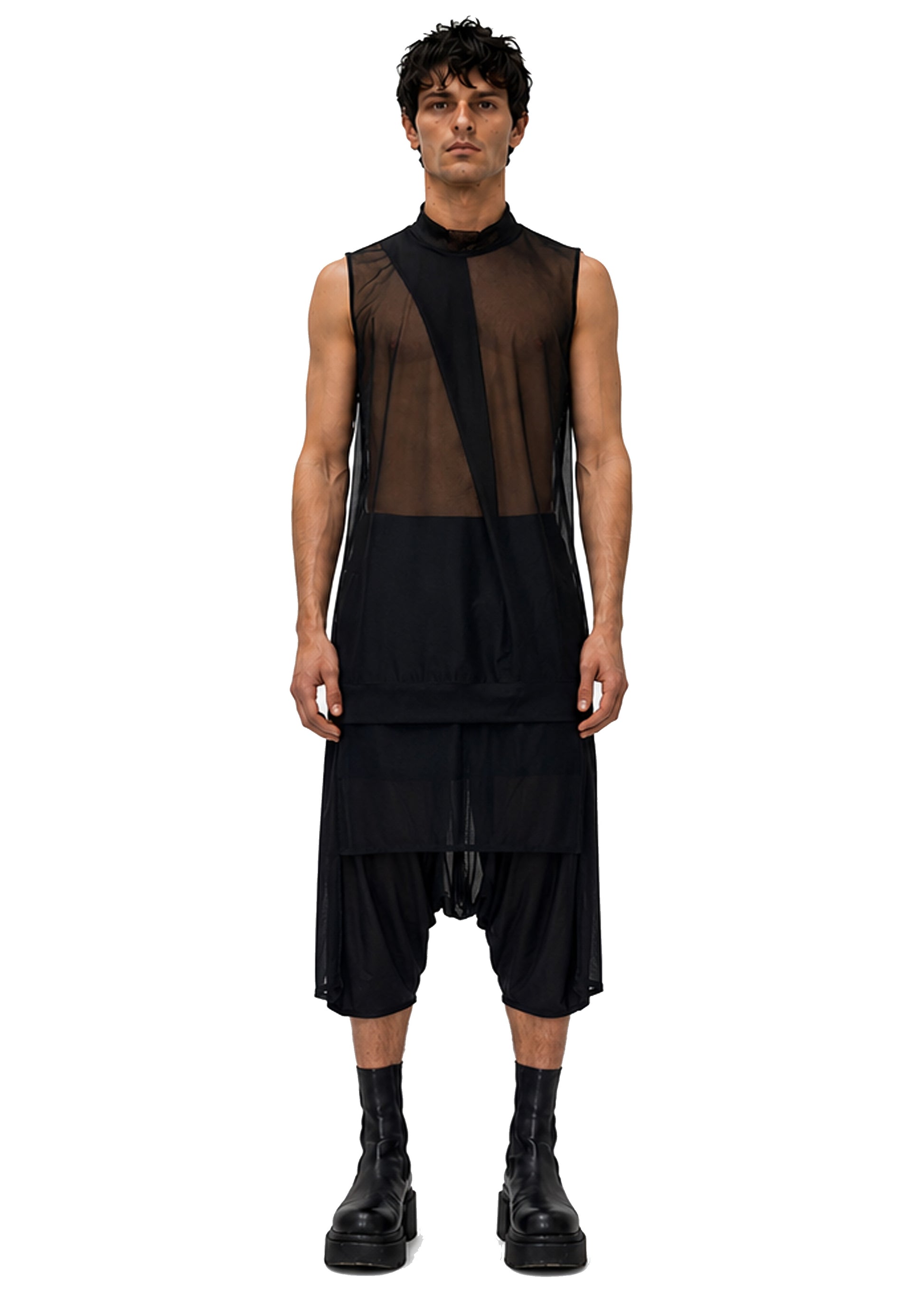MESH FOLDED VEST