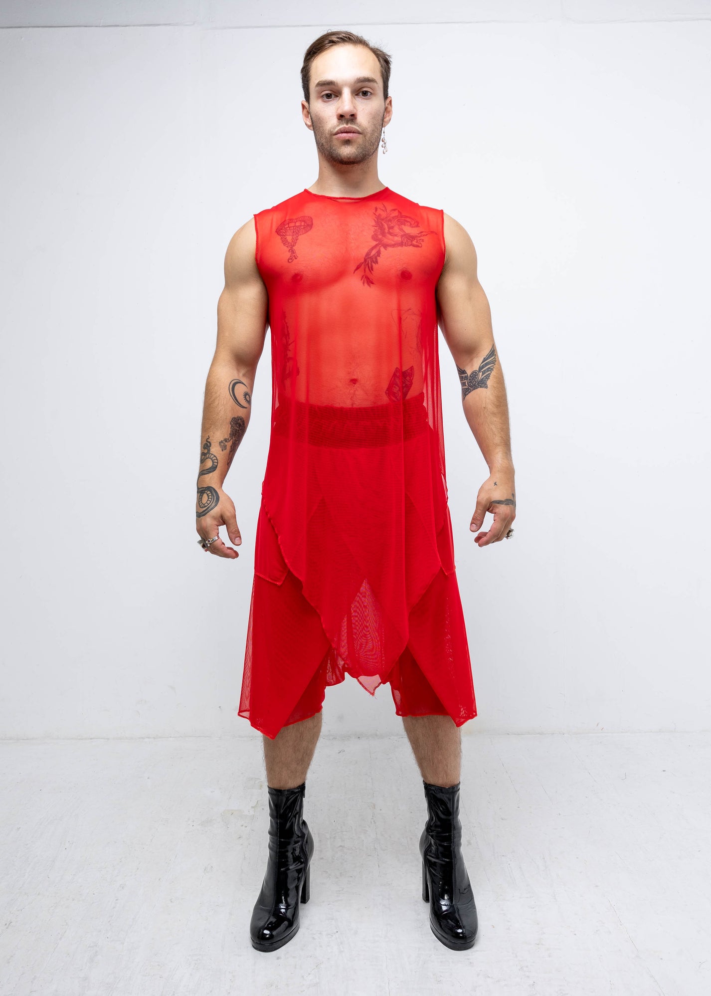 MESH SINGLE PEAK VEST