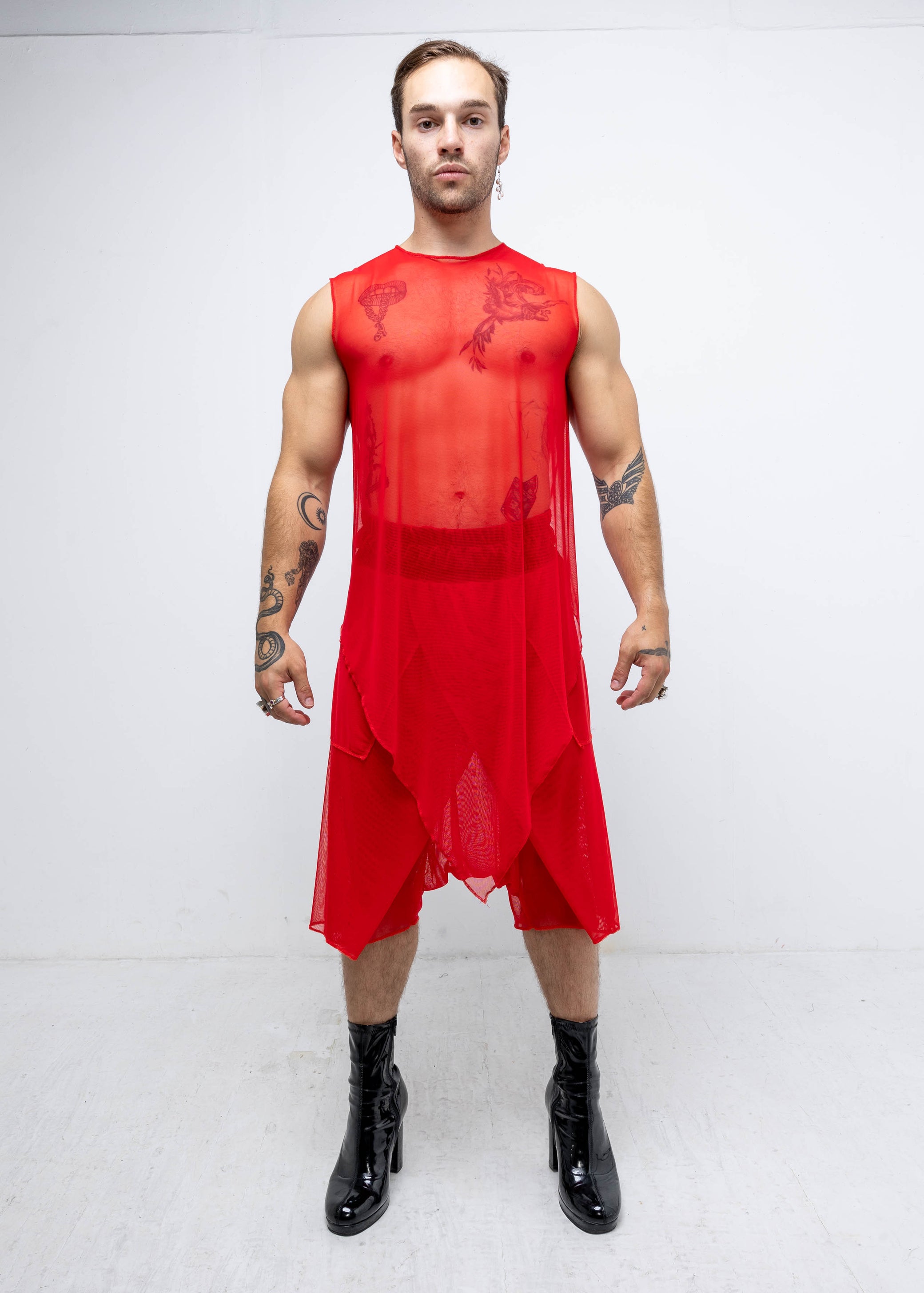 MESH SINGLE PEAK VEST
