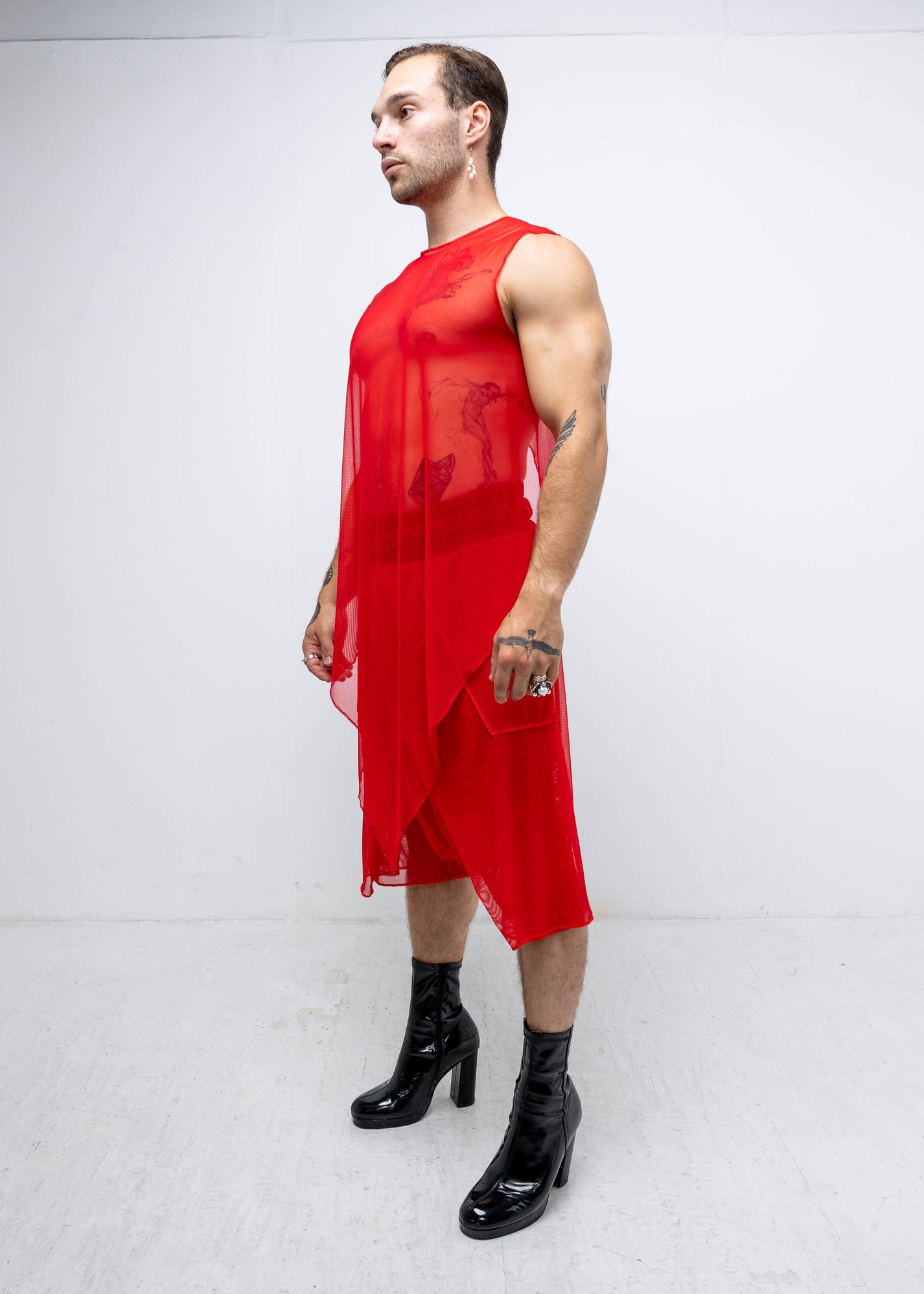 MESH SINGLE PEAK VEST