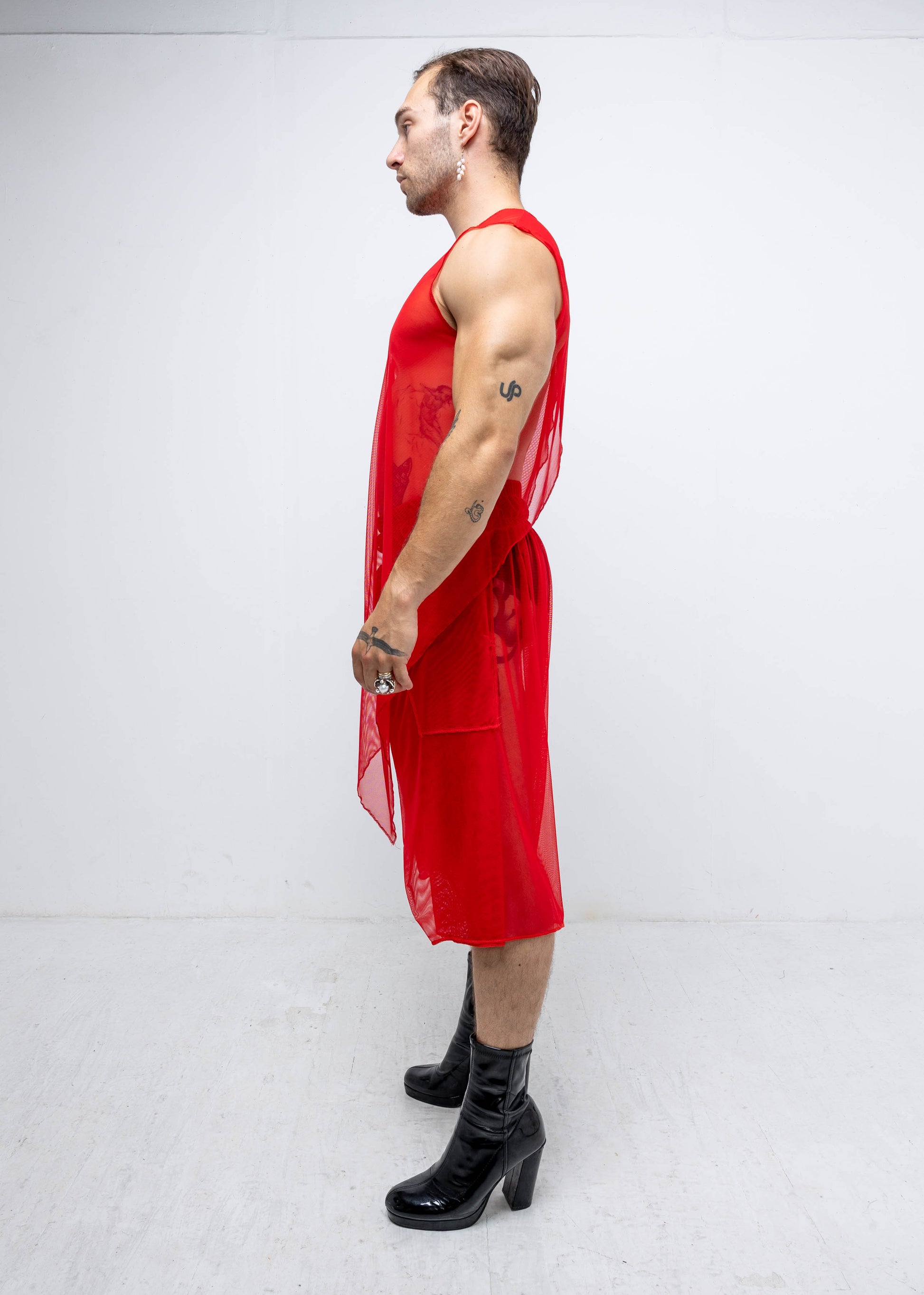 MESH SINGLE PEAK VEST