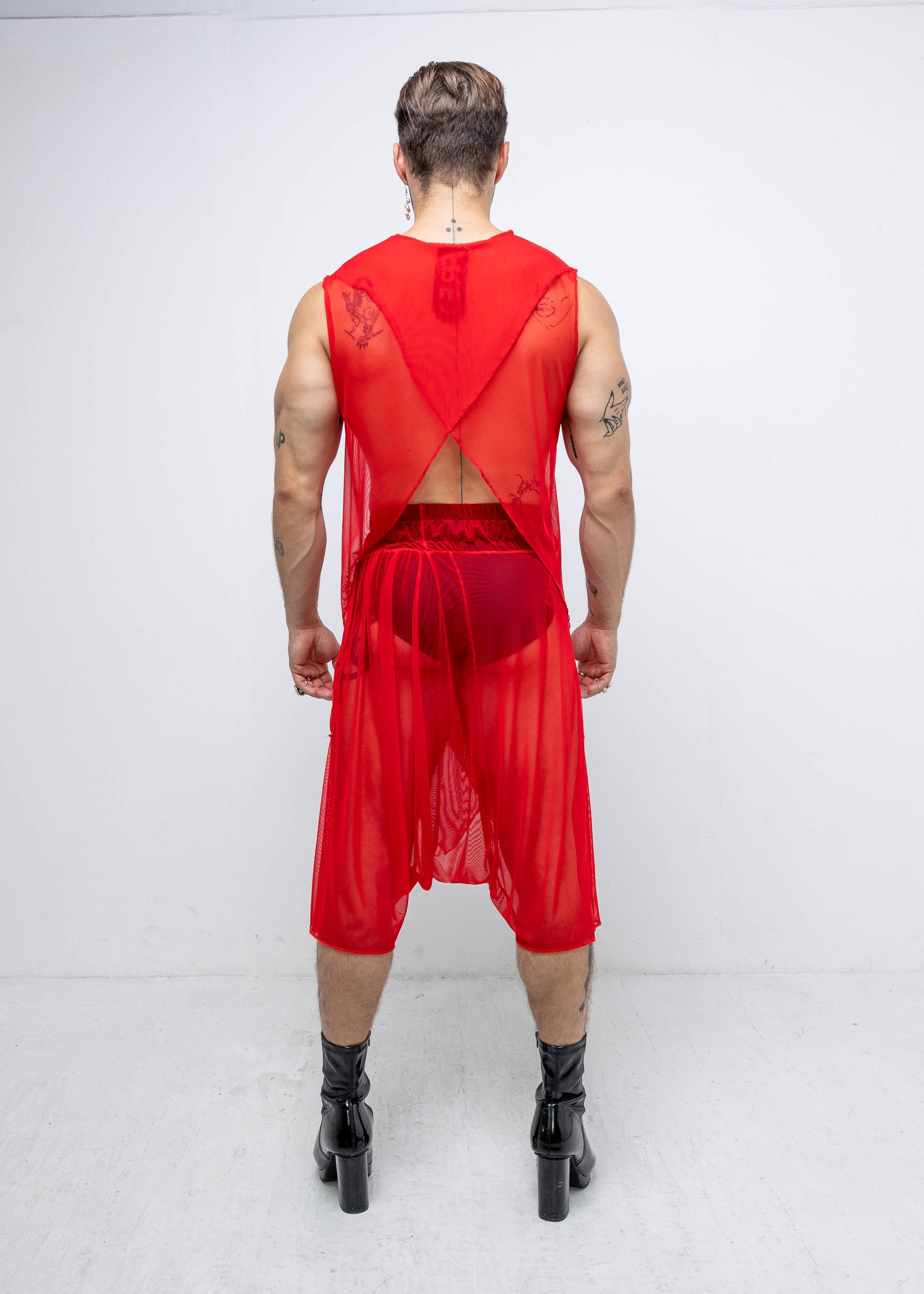 MESH SINGLE PEAK VEST