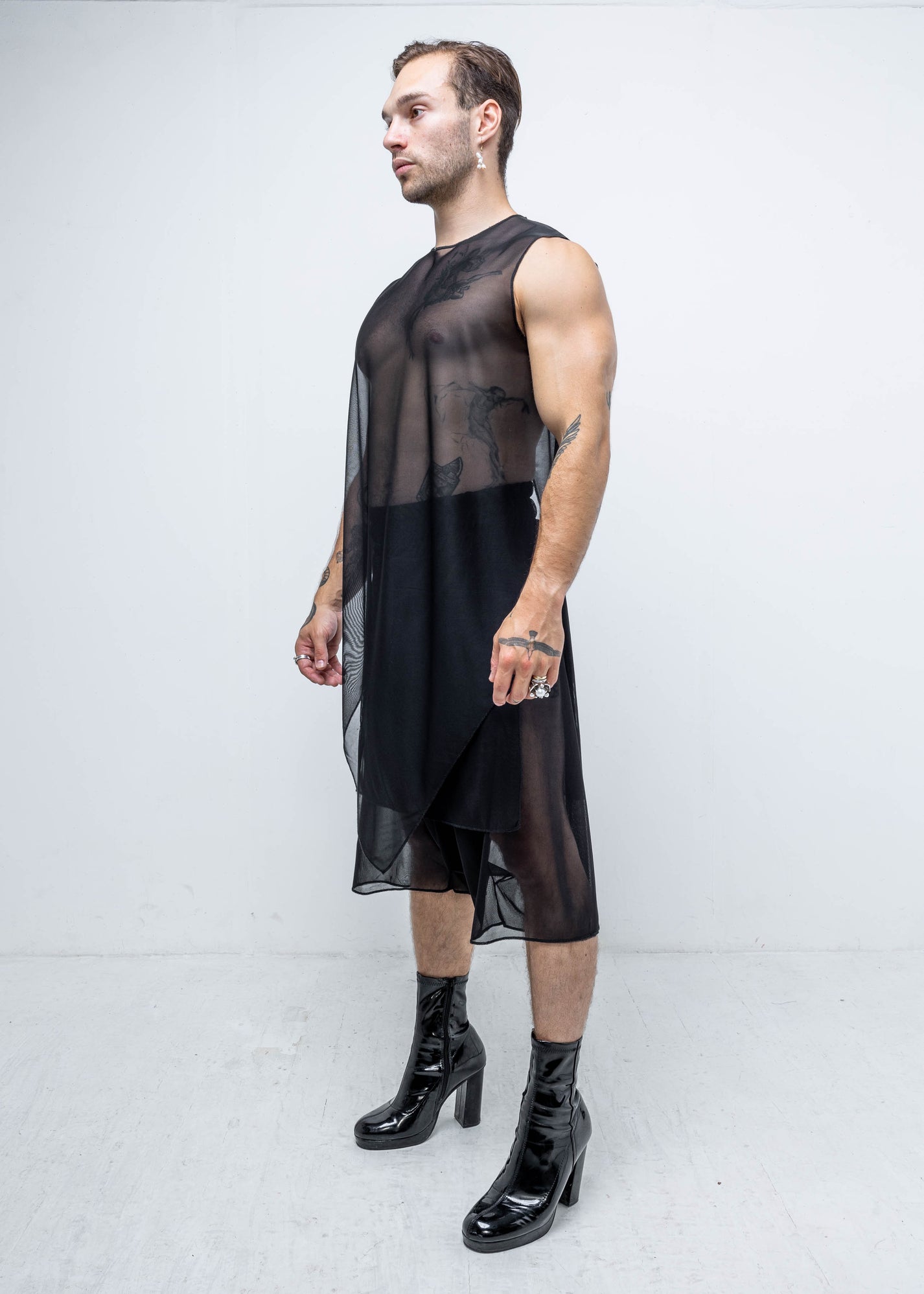 MESH SINGLE PEAK VEST