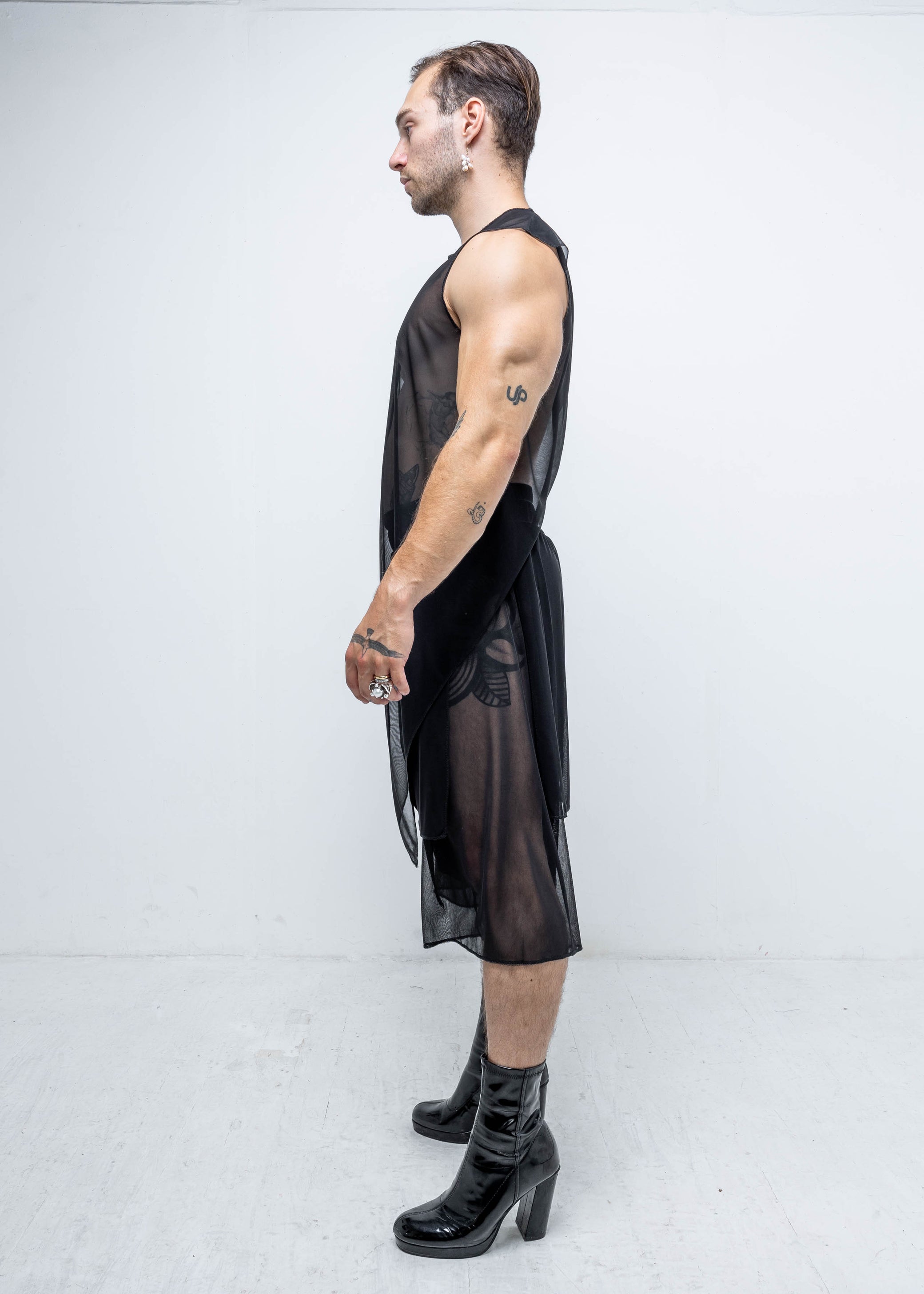 MESH SINGLE PEAK VEST