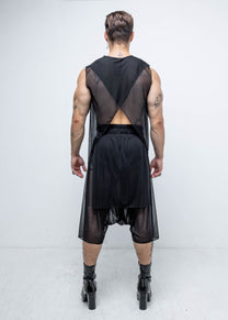 MESH SINGLE PEAK VEST
