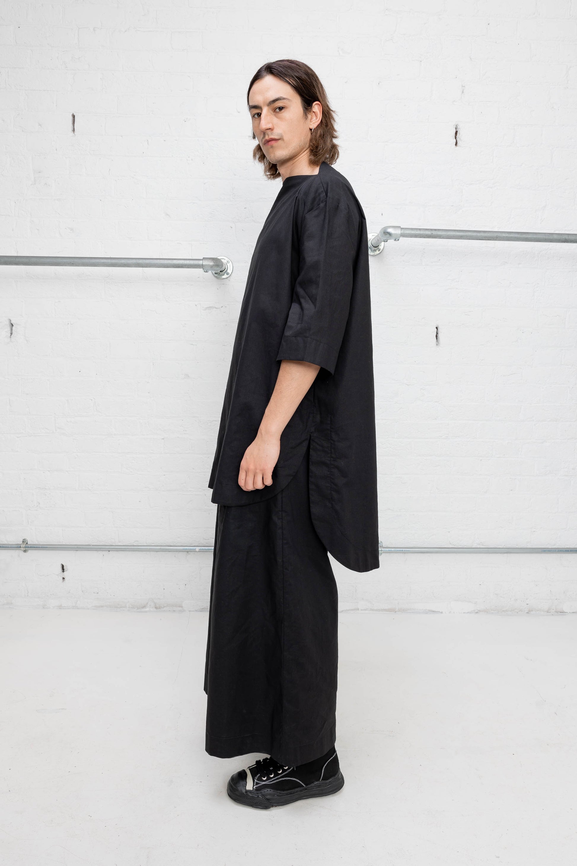 SPLIT NECK SHIRT