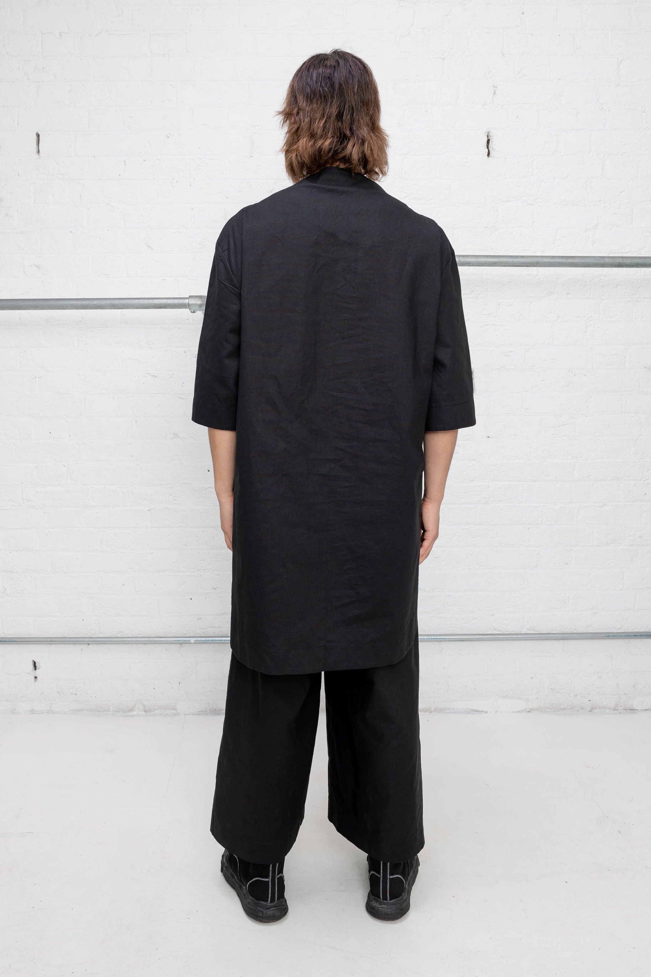 SPLIT NECK SHIRT
