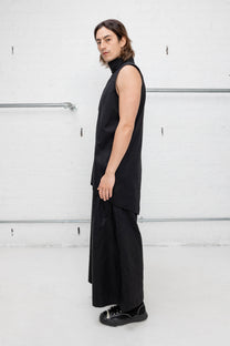 OVERLAPPING SHIRT VEST