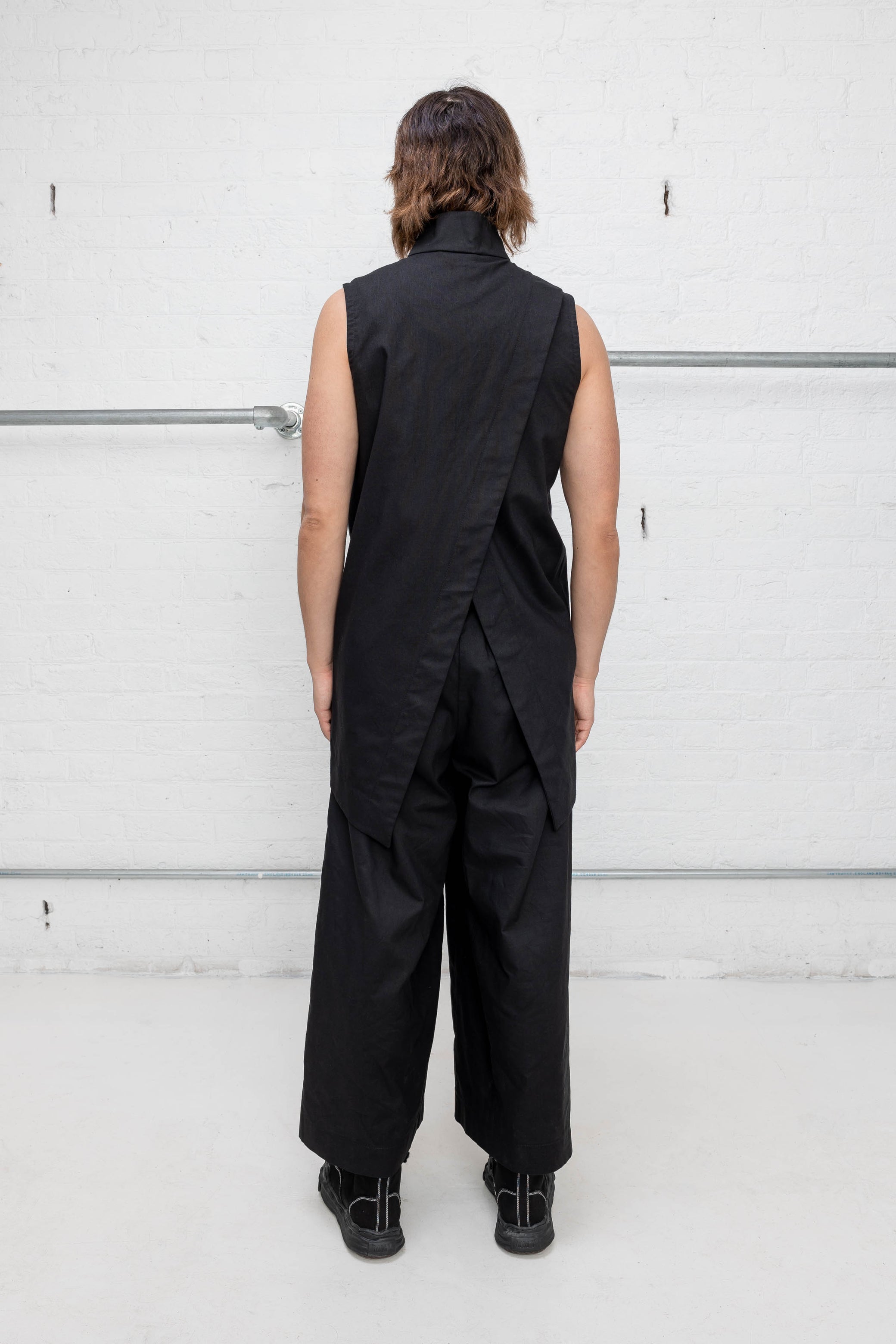 OVERLAPPING SHIRT VEST