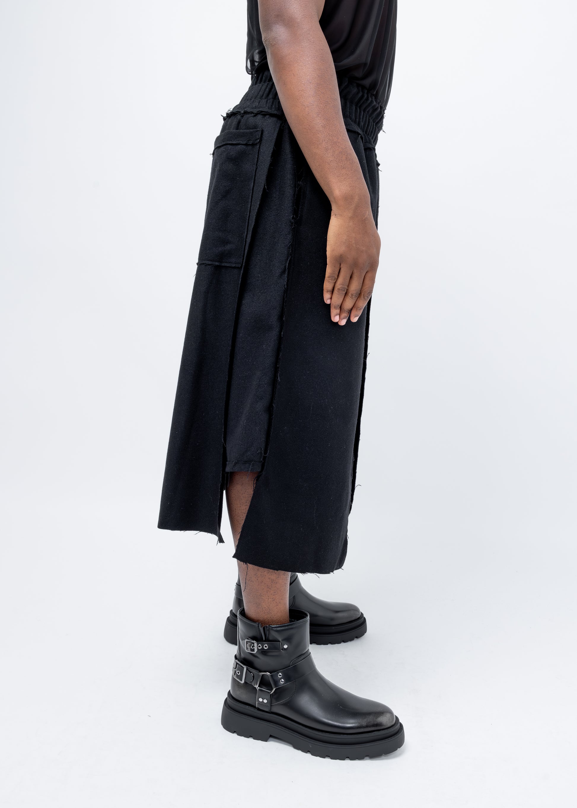 DECONSTRUCTED PANEL TROUSERS