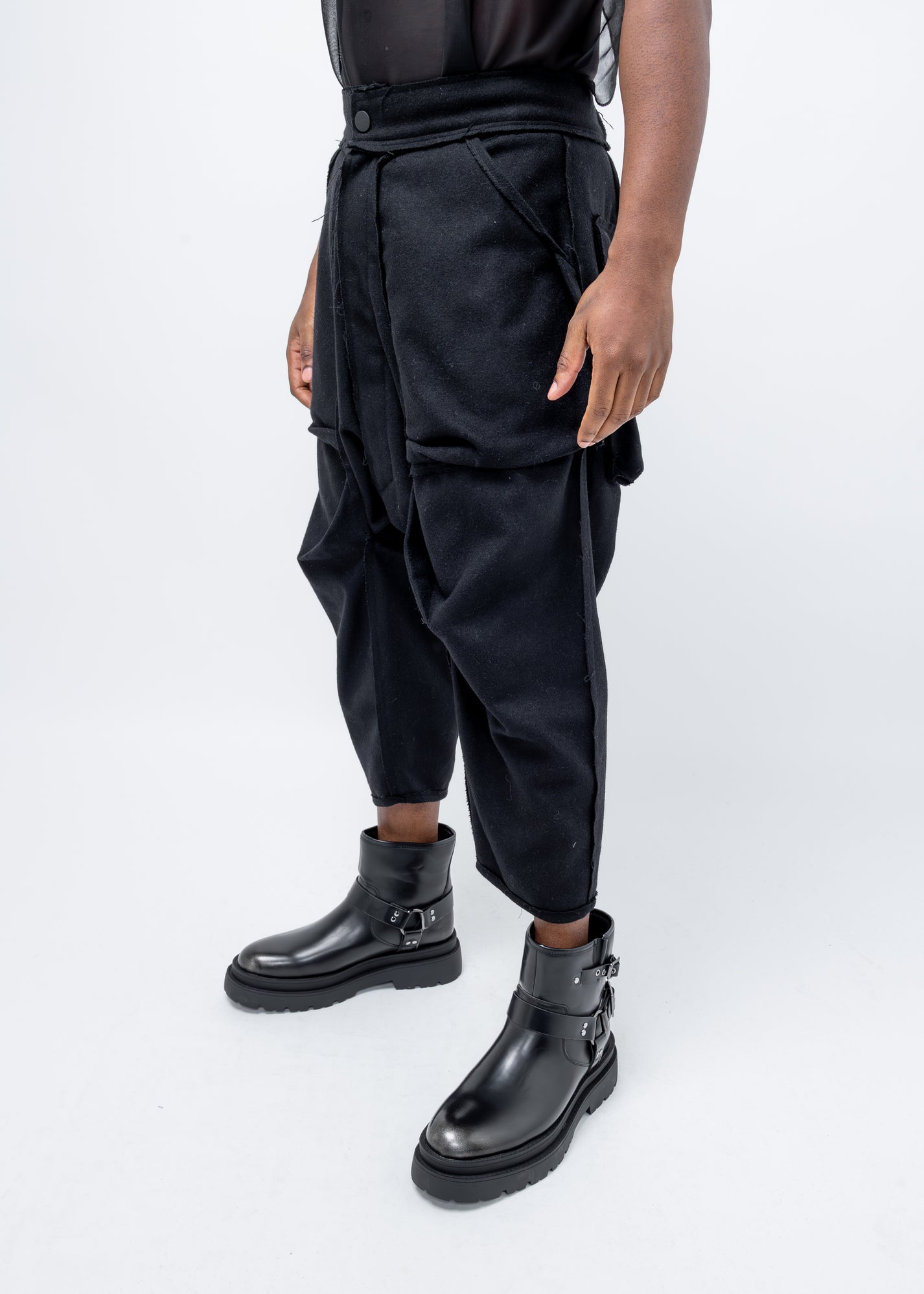 DECONSTRUCTED PKT TROUSERS 7/8TH