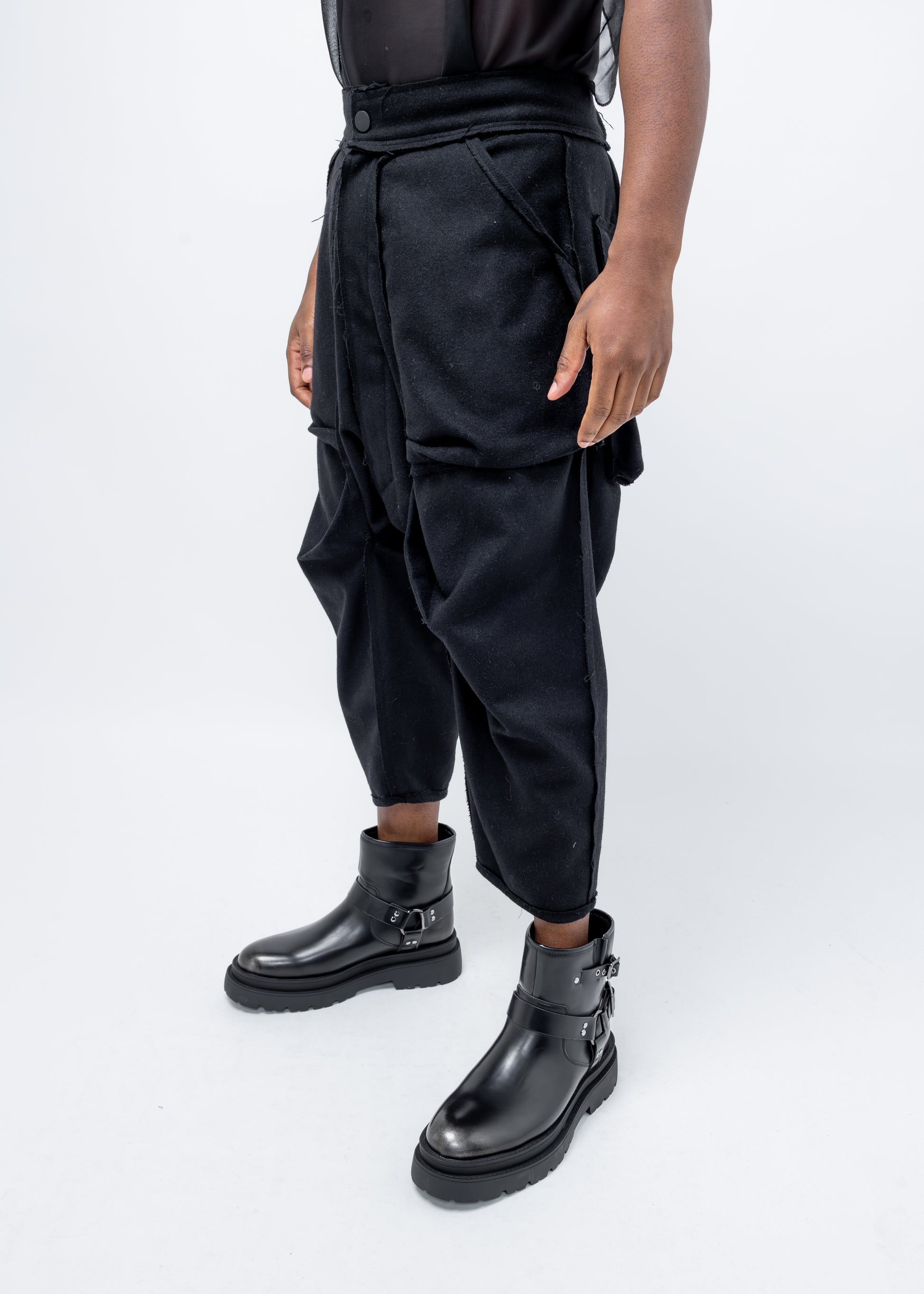 DECONSTRUCTED PKT TROUSERS 7/8TH