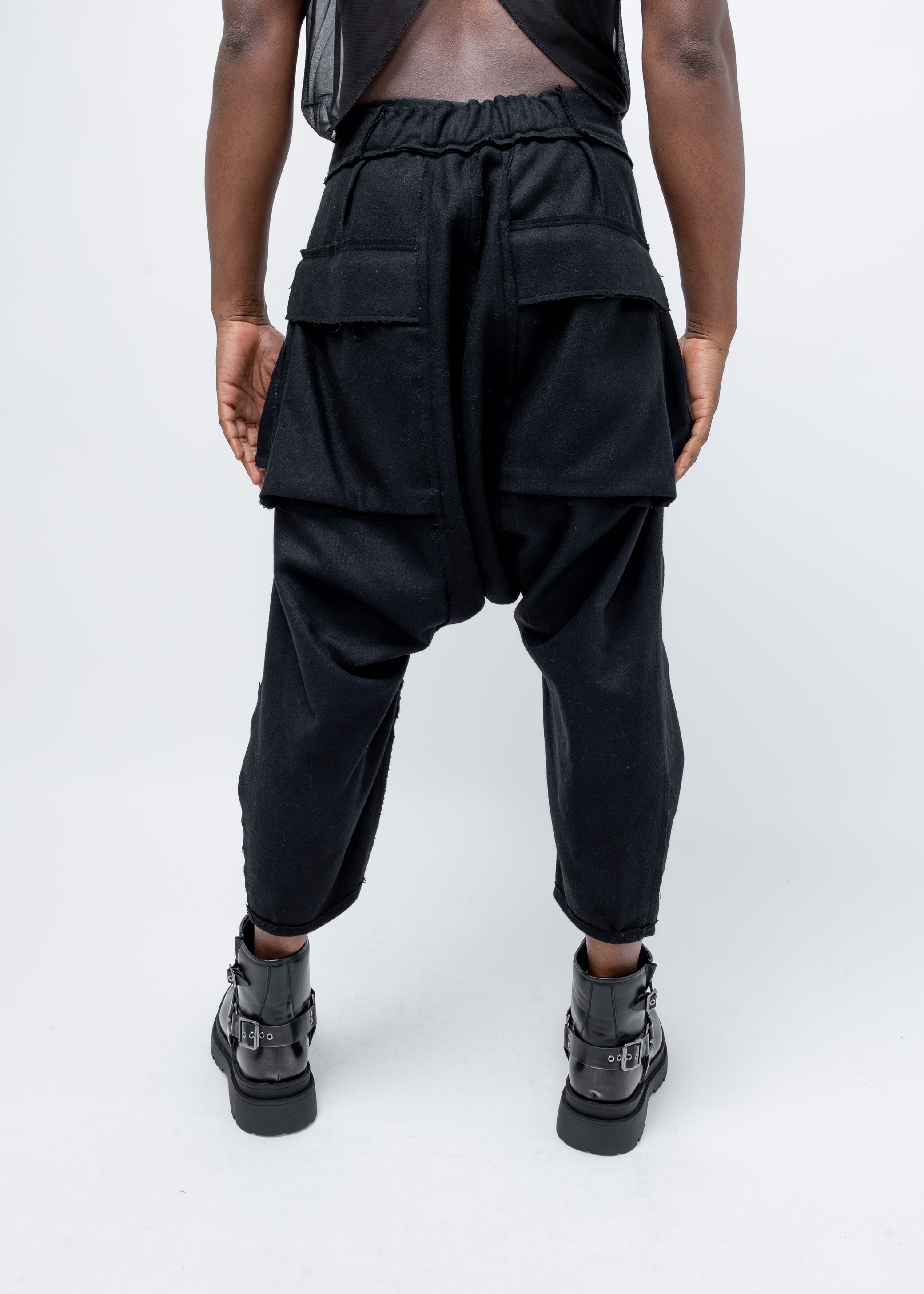 DECONSTRUCTED PKT TROUSERS 7/8TH