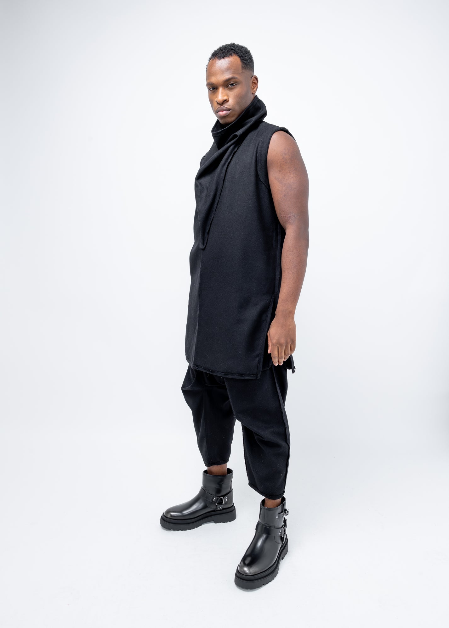 DECONSTRUCTED FUNNEL VEST