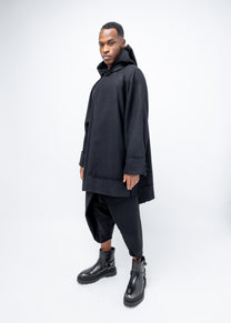 DECONSTRUCTED SIDE SPLIT HOODIE