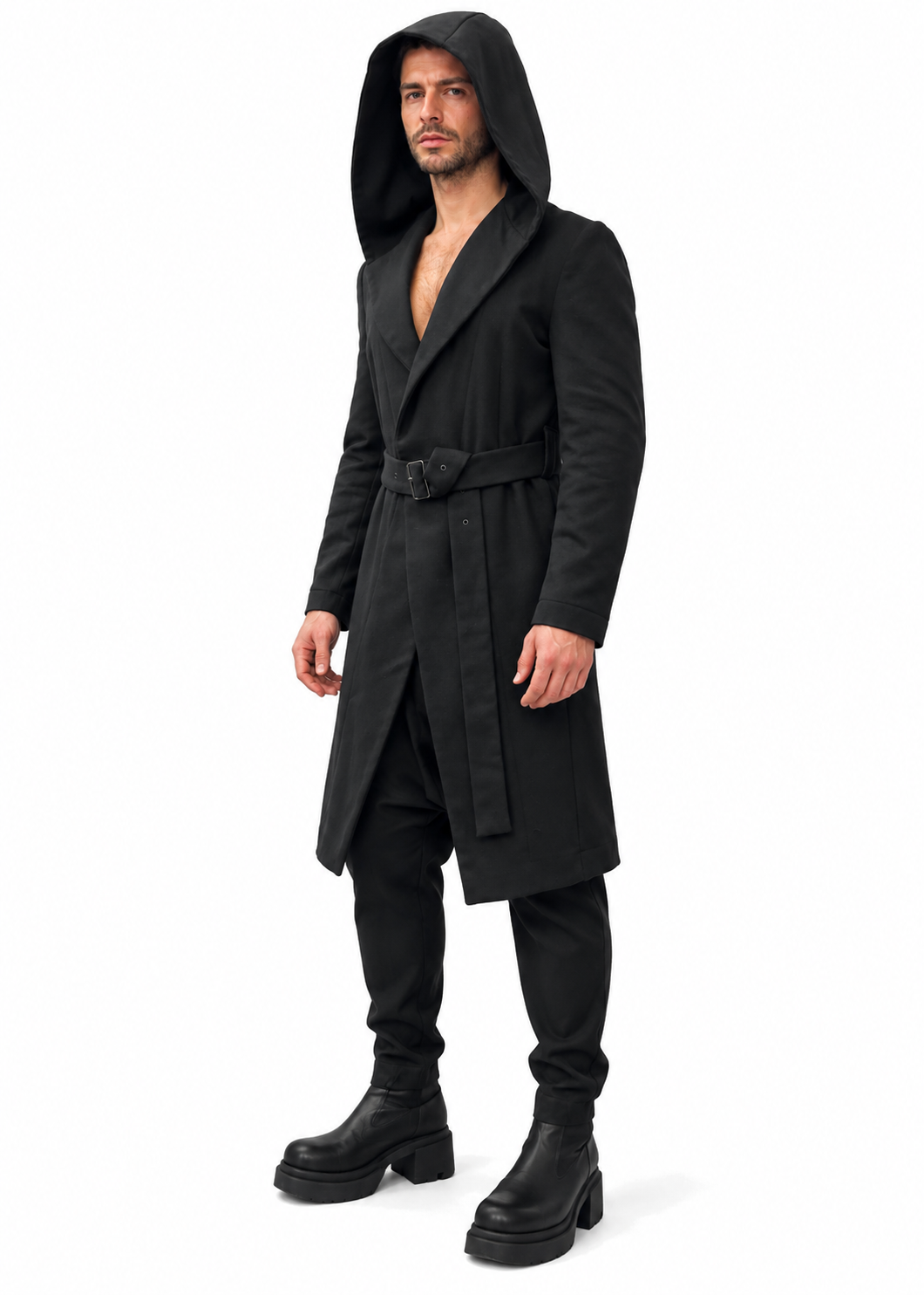 HOODED COAT