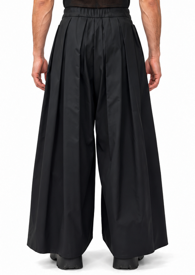 BOX PLEAT TROUSERS