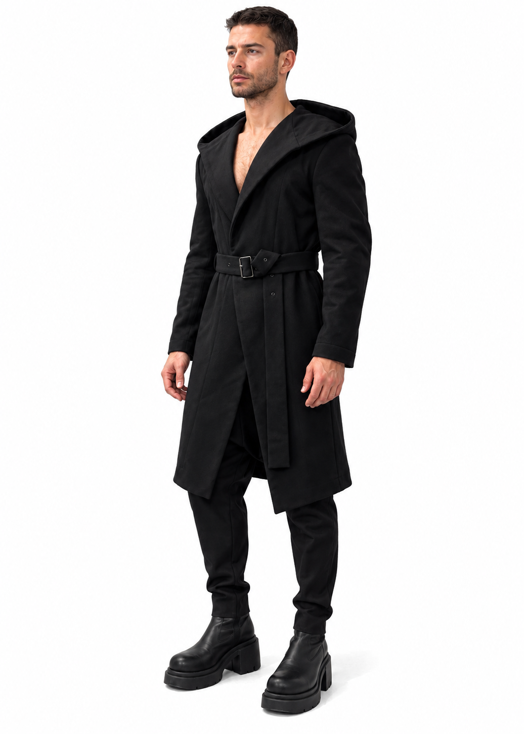 HOODED COAT