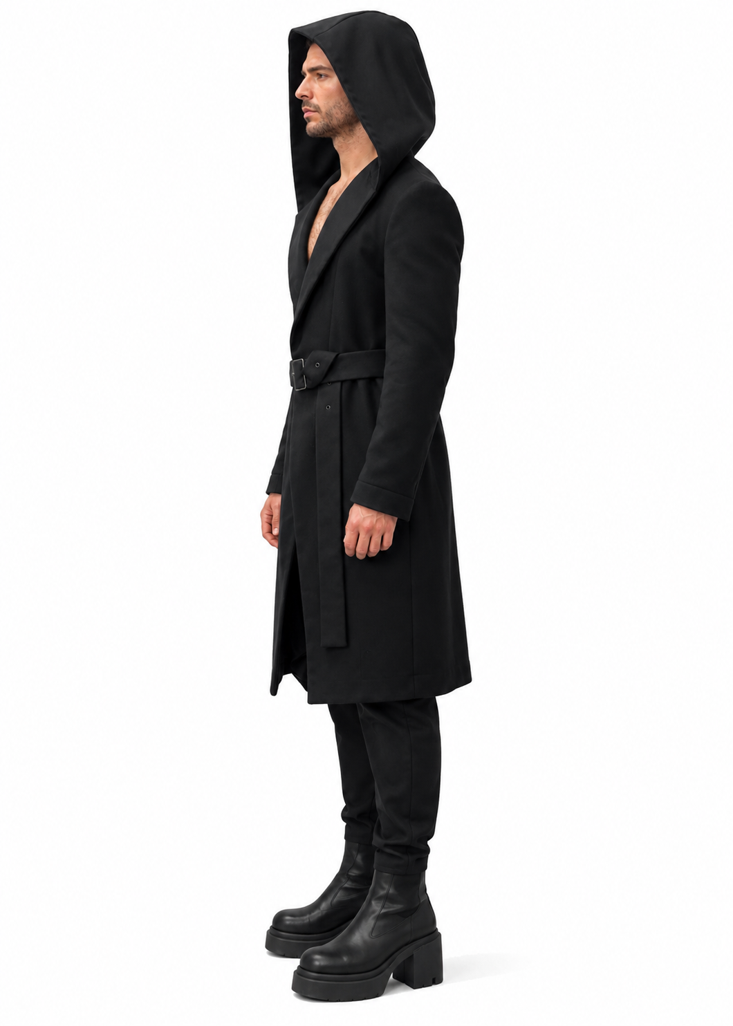 HOODED COAT