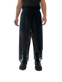 MESH PANEL TROUSERS